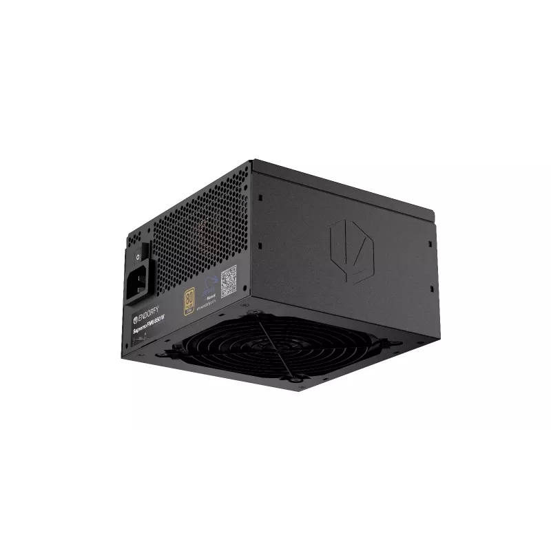 Toiteplokk ENDORFY Supremo FM6 850 W, 24-kontaktiline ATX, täielikult modulaarne, 80 PLUS Gold, 120 mm ventilaator, must
