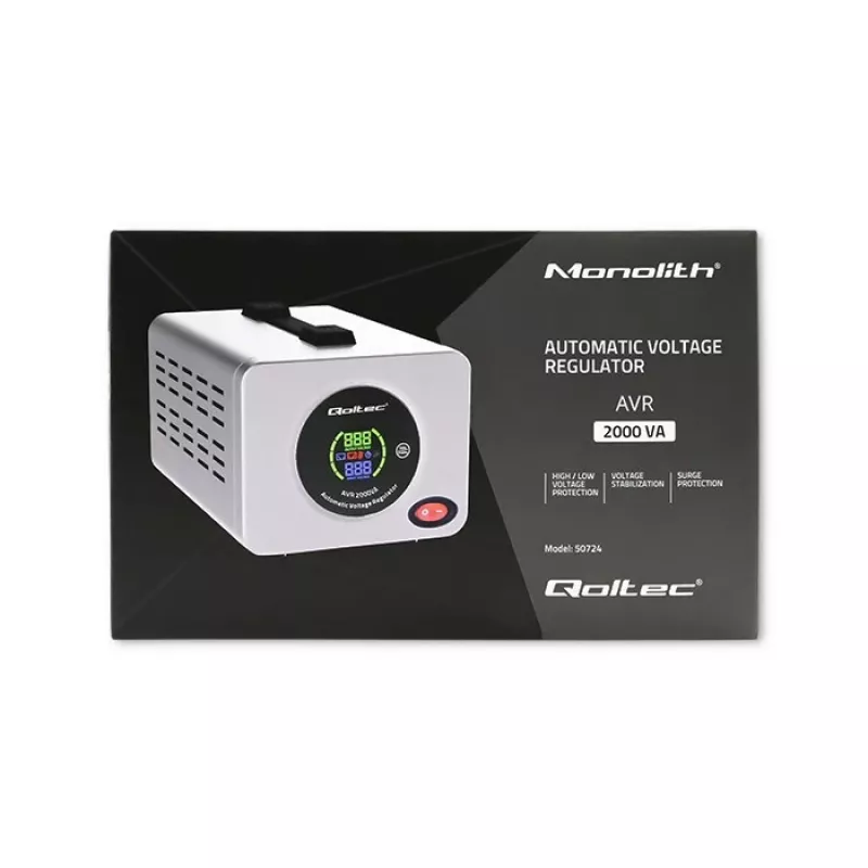 Qoltec 50724 Automaatne pingestabilisaator AVR 2000VA