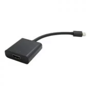 VALUE - Video- / Audio-adapter - DisplayPort / HDMI - Mini DisplayPort (M) - HDMI, 19-kontaktiline (W) - (DisplayPort 1.2) - Must