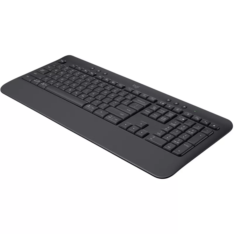 Logitech Signature K650 - Klaviatuur - Juhtmevaba - Bluetooth 5,1 - QWERTY - Hispaania - Grafiit (920-010917)
