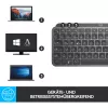 Logitech MX Keys Mini - Klaviatuur - taustvalgustusega - Bluetooth - QWERTZ - Šveitsi - Grafiit (920-010485)