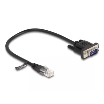Võrgukaabel DeLOCK 88008 Must 0,3 m RJ-45