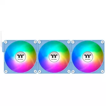 Thermaltake CT140 EX Reverse ARGB 140mm korpuseventilaator 3-pack Hydrangea Sinine