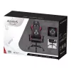 Kontoritool Subsonic SA5609-AC1 Polsterdatud iste Polsterdatud seljatugi Must Punane