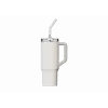 Termokruus kõrrega Xiaomi Straw Mug Valge 1 L — roostevabasest terasest sisu, lekkekindel, 240×132×97 mm