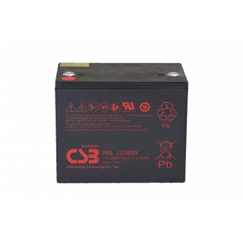 CSB Battery Aku 12V 6Ah 25W Pb F2 | HRL1225W