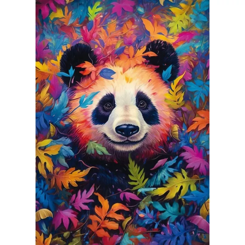 Pandakaru vikerkaaremetsas, pusle 1000 tükki