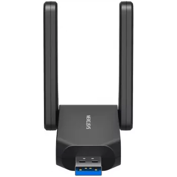 Wi‑Fi USB adapter MERCUSYS MA72XH AX1800 suure võimendusega antennidega, USB-A plug-and-play