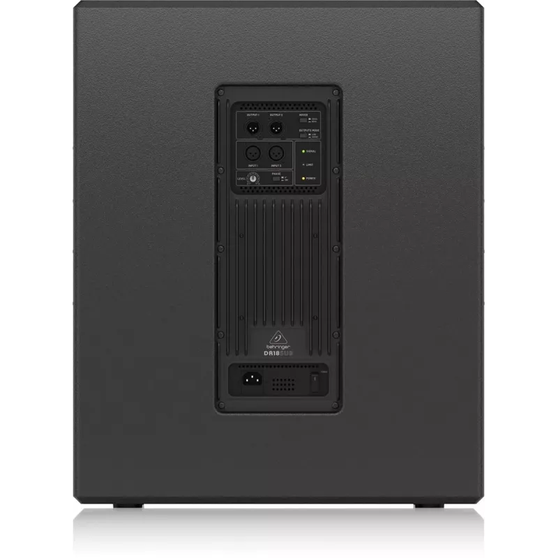Behringer DR18SUB subwoofer Must Aktiivne subwoofer 800 W