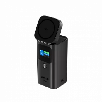 CANYON Qi2 magnetiline toitepank OnPower 150 15000mAh Alumiinium Tumehall