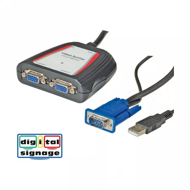 Kaasaskantav VGA videopjagur, 2x, 250MHz, VGA, 2x VGA, hall, 250 MHz, 0.65 m, 1920 x 1440