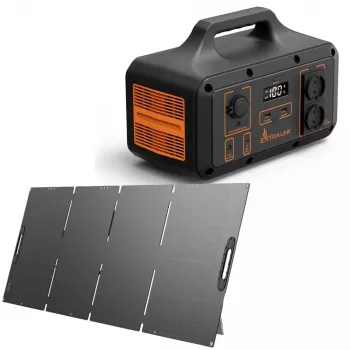 Koklapitav päikesepaneel Extralink EPS-120W 120W monokristallilisest ränist