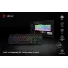 Mehaaniline mänguklaviatuur SAVIO MustOUT X2 BROWN 61-klahviga 60% USB QWERTY RGB Outemu Brown