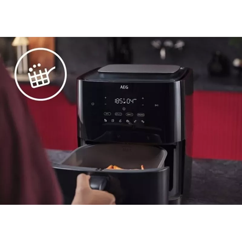 AEG AAF7SB kuumaõhufritüür — 6,9 l, 1700 W, digitaalne puutetundlik juhtimine, must