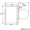 Bosch WNC254A0SN pesumasin-kuivati 10,5 kg / 6 kg 1400 p/min