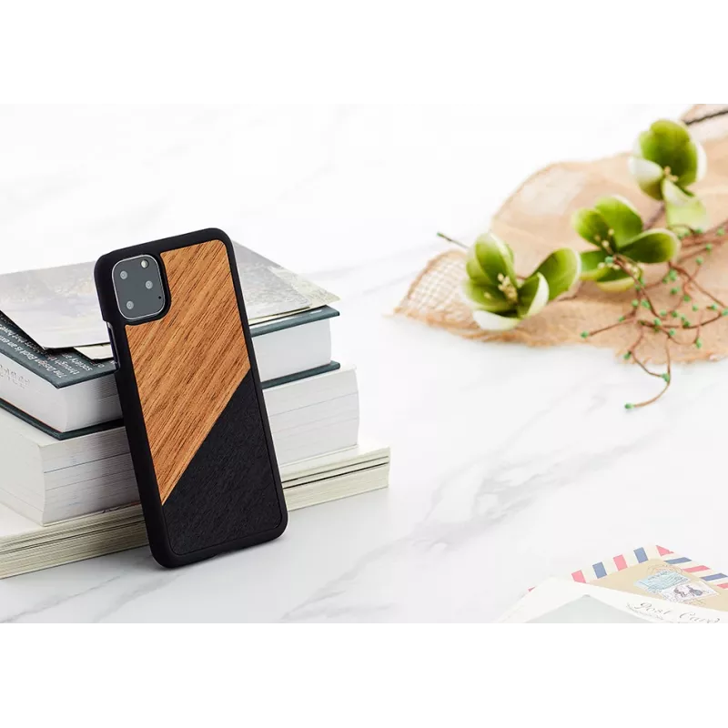 Man and wood nuterfonikorpus iPhone 11 Pro Max — western Must viimistlus