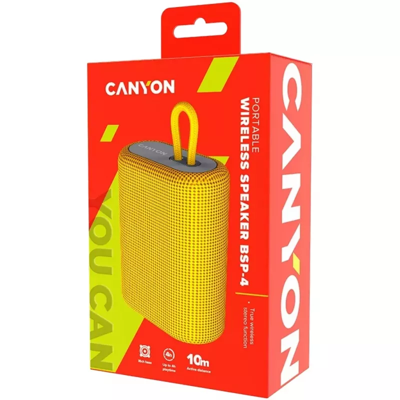 Stereo kaasaskõlar Canyon BSP-4 kollane