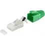 Juhtmeühendus RJ-45 S/CONN 72067-10G roheline valge