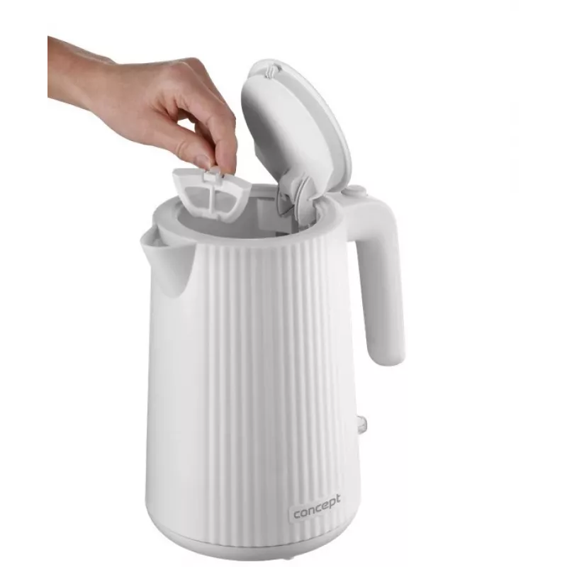 Elektriline veekeetja Concept Solution RK2390, plastkorpus, 1,7 L, valge