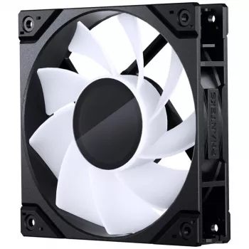 120mm PHANTEKS M25 Gen2 PWM D-RGB korpuse ventilaator, must, 3 kontaktiga