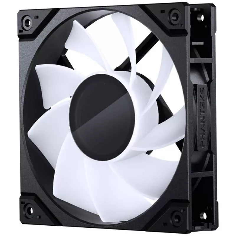 120mm PHANTEKS M25 Gen2 PWM D-RGB korpuse ventilaator, must, 3 kontaktiga