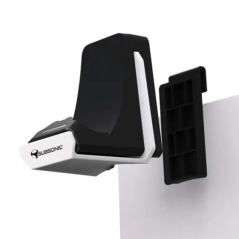 Laadimisalus SUBSONIC SA5655 PS5 kontrollerile ja peakomplektile – topeltlaadija DualSense’ile ja traadita peakomplektile