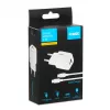 USB-laadija IBOX ILUC42W 42W (maks 33W), 1×USB-C PD3.0, 1×USB-A QC3.0, 100–240V, valge