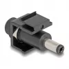DeLOCK Keystone-moodul alalisvoolu 5,5 x 2,1 mm emane toite pesa - alalisvoolu 5,5 x 2,5 mm isane must