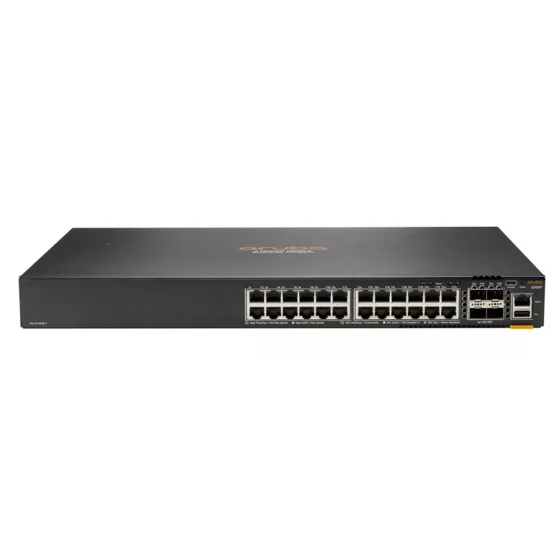 Hallatav kommutaator HPE Aruba Networking CX 6200F 24G PoE 4SFP+ 370W