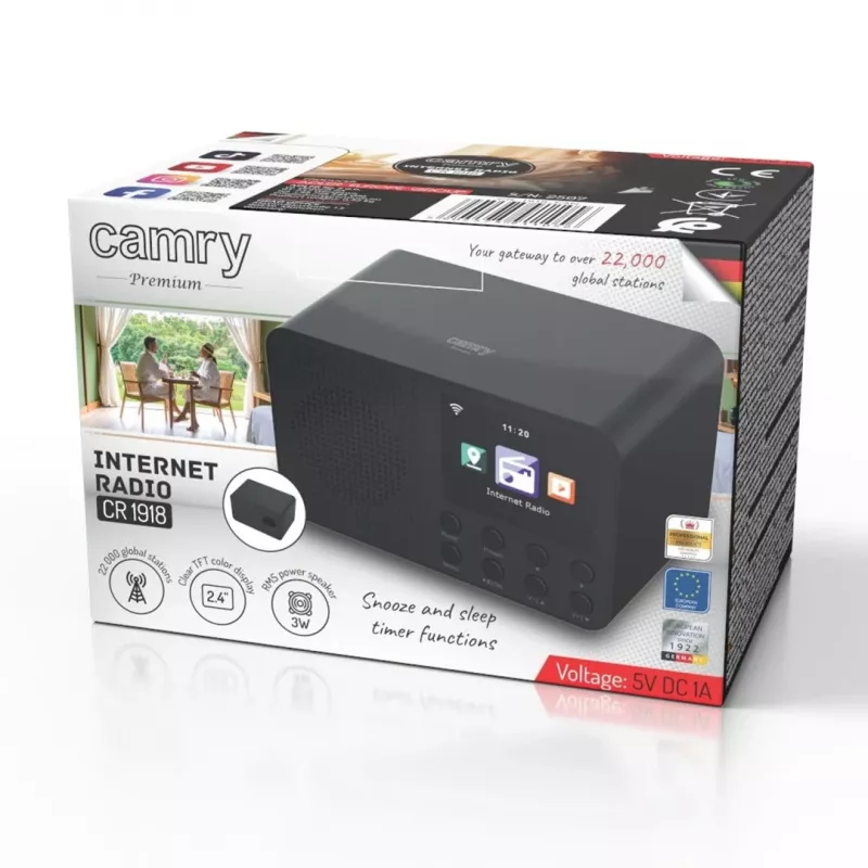 Raadio CAMRY CR 1918 Wi-Fi