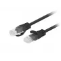 Lanberg PCU6-20CC-0200-BK võrguühenduskaabel Must 2 m Cat6 U/UTP (UTP)