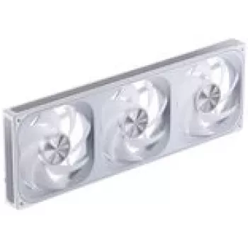 Korpuse ventilaatorite komplekt Jonsbo ZA-420W — 3×140 mm PWM ARGB, valge
