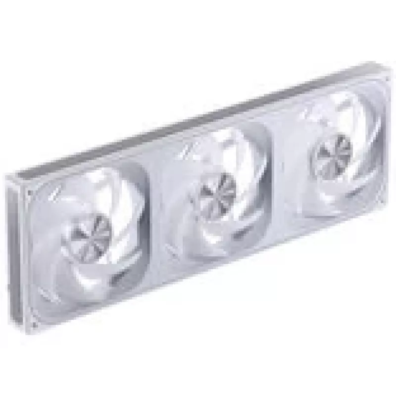 Korpuse ventilaatorite komplekt Jonsbo ZA-420W — 3×140 mm PWM ARGB, valge