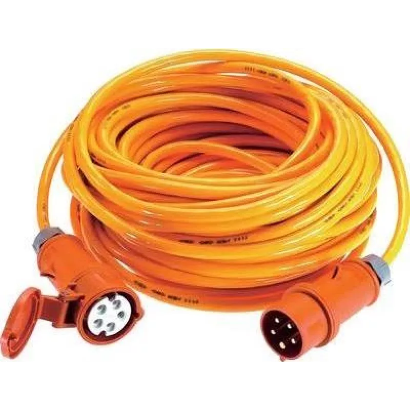 Pikenduskaabel AS Schwabe CEE-pistik CEE-pistikupesasse 16 A Oranž 25,00 m