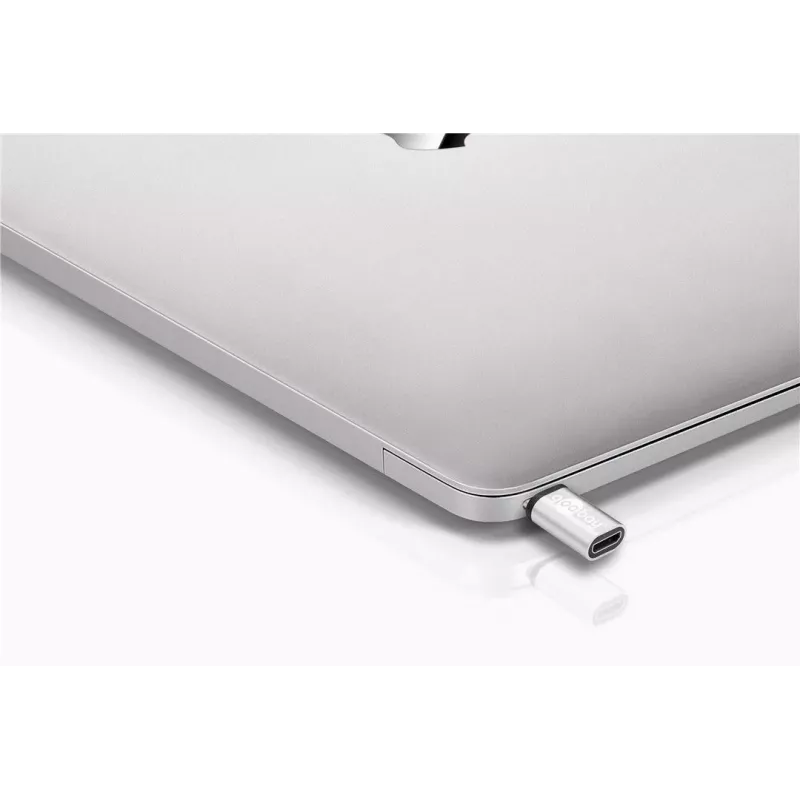 Wentronic Goobay USB-C™ Adapter - USB 2.0 Micro-B-Buchse, Silber - zum Verbinden eines USB-C™ Gerätes mit einem USB 2.0 Micro-B Kabel (56636)