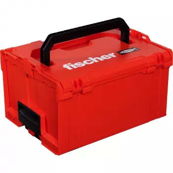 Tööriistakast FISCHER L-BOXX FLB 238 tühi, punane/must, modulaarne hoiukohver