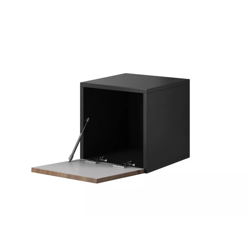 Cama suletud hoiukapp ROCO RO5 37/37/39 antratsiit/wotani tamm