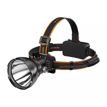 Pealamp Superfire HL60 — 2300 lm, 330 m ulatus, taaslaetav pealamp