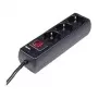 Hama 00030392 liigpingekaitse Must 3 vahelduvvoolu pistikupesa 230 V 1.4 m