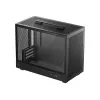 Arvutikorpus DeepCool CH160 PLUS Small Form Factor SFF ATX/mATX, karastatud klaas, USB-C, must