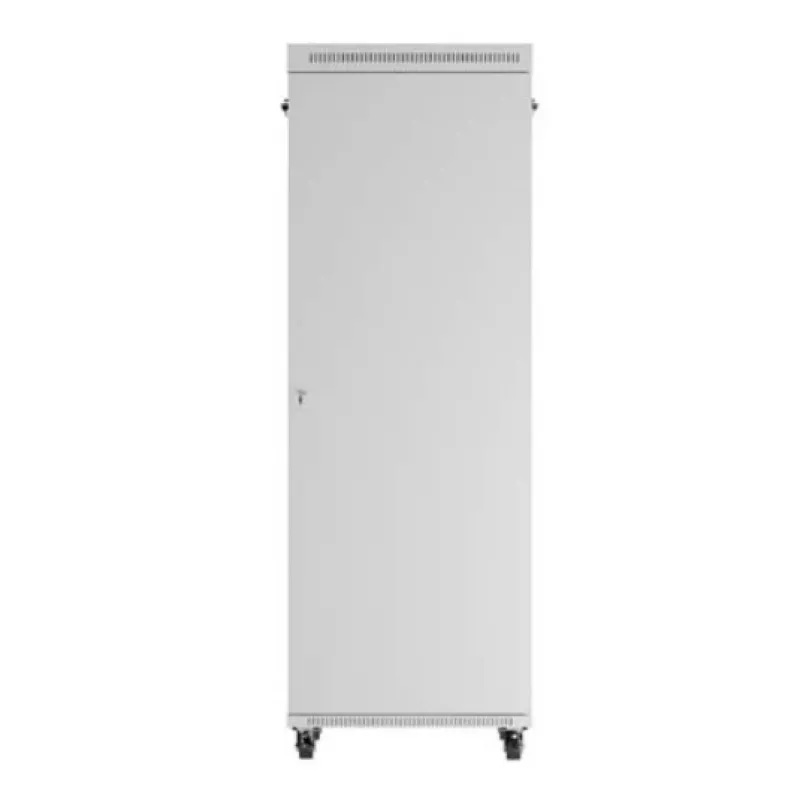 Rack cabinet LANBERG FF01-8047-12SL 47U 800x1000 mm hall, esi- ja tagaklaasukste ning LCD-paneeli ruumiga