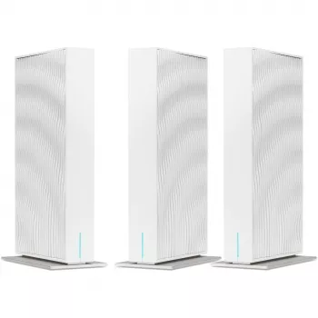 Acer Wave 7 - Wi-Fi-süsteem - (3 ruuterit) - Võrk 1 GbE, 2,5 GbE, Wi-Fi 7 - Wi-Fi 7 - Mitme ribaga (FF.G2UTA.003)