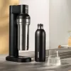BRITA karboniseerimispudel 650 ml, roostevaba teras, must, nõudepesumasinakindel