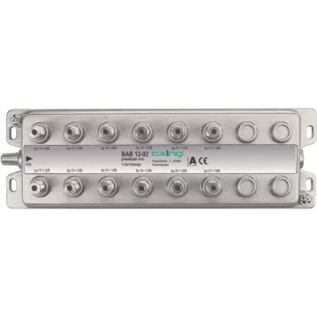 axing BAB 12-02 - kaablijaotur - 5–1006 MHz - roostevaba teras - A - F - 245 mm
