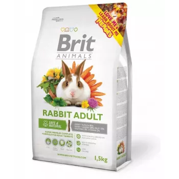 BRIT Animals Rabbit Adult Complete - küülikutoit - 1.5 kg
