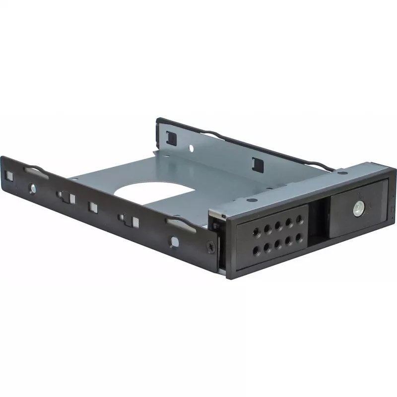 Rackkorpus INTER-TECH IPC 4U-4508 Must — 4U serveri/PC šassii, rackmonteeritav