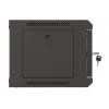 Seinale paigaldatav rack-kapp LANBERG WF03-5304-10B 19 tolli 4U must, klaasuks