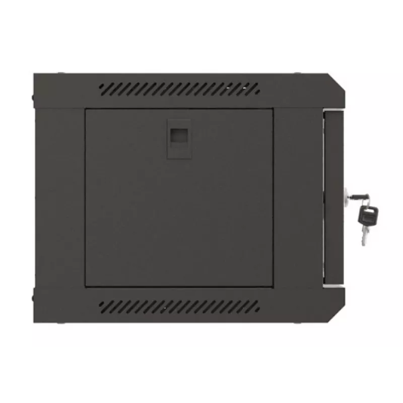 Seinale paigaldatav rack-kapp LANBERG WF03-5304-10B 19 tolli 4U must, klaasuks