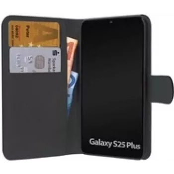 PEDEA raamatukaanetüüpi klassikaline kate Samsung Galaxy S25+ 5G-le must (111600005)