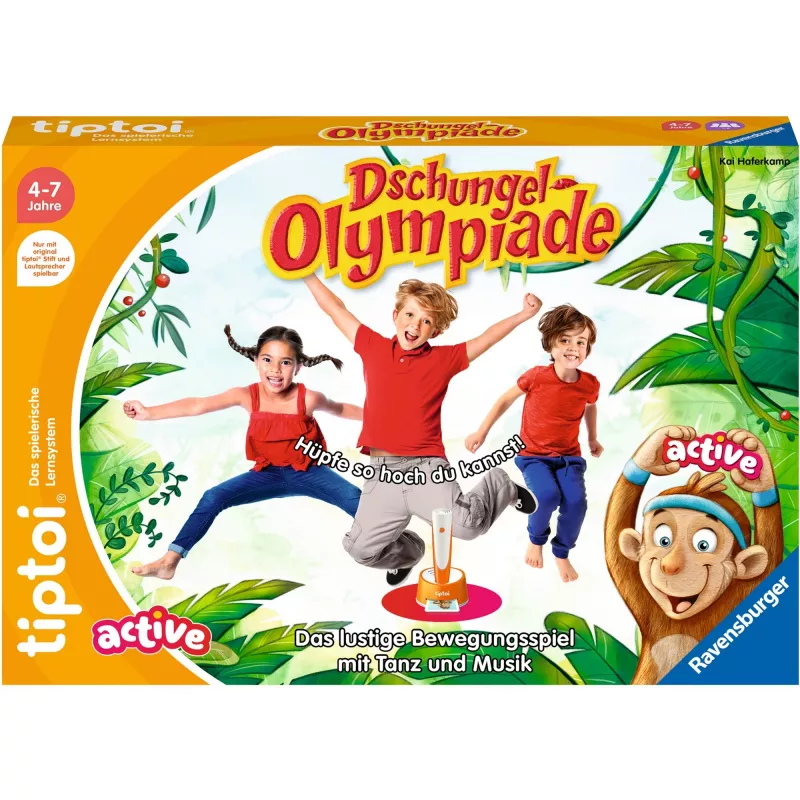 tiptoi ACTIVE Dschungel-Olympiade, lauamäng